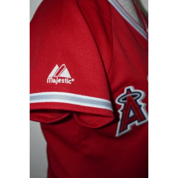 Vintage Majestic Los Angeles Angels Jersey –  Women’s Small – Red – Made in USA - Picture 8 of 14